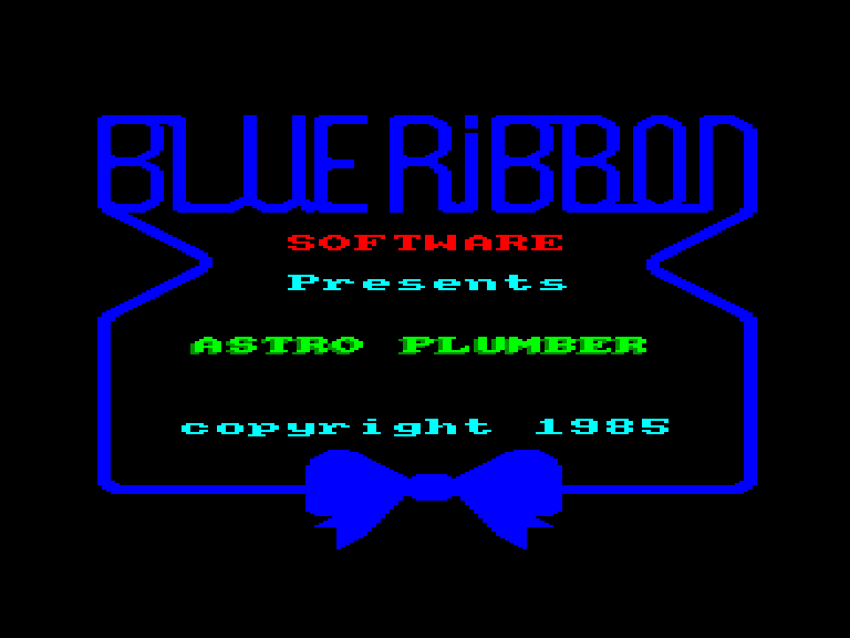 screenshot du jeu Amstrad CPC Astro Plumber