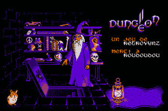 écran de chargement de Dungeon II par Retro Vynz