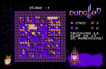 écran de jeu de Dungeon II par Retro Vynz