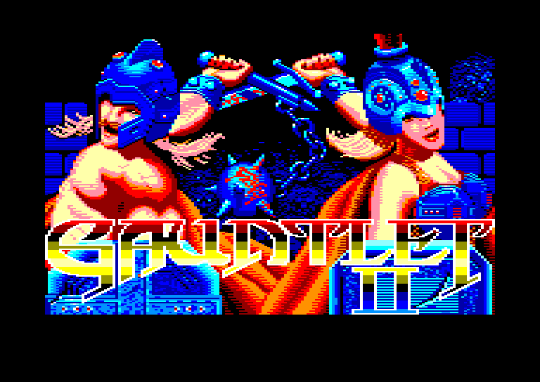 screenshot of the Amstrad CPC game Gauntlet II