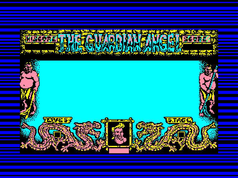 screenshot of the Amstrad CPC game Guardian Angel