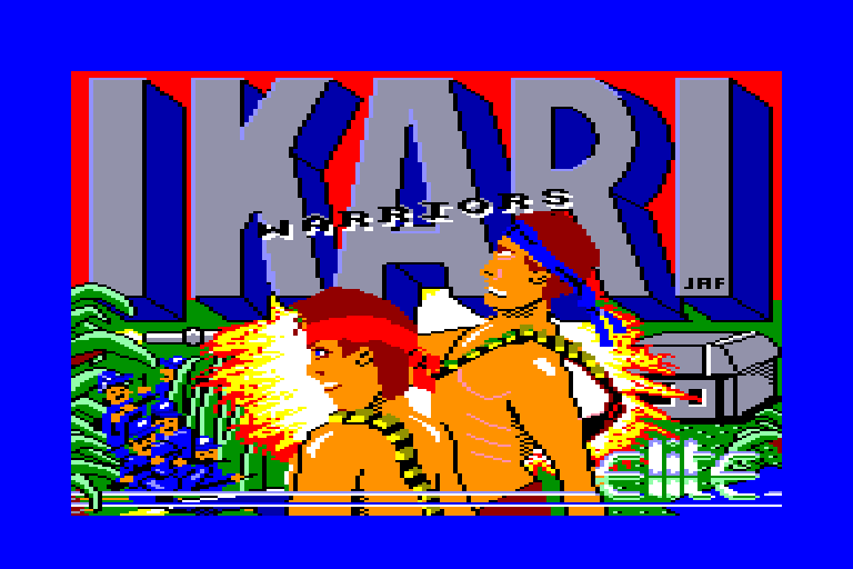 écran de chargement d'Ikari Warriors