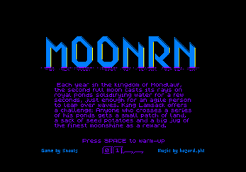 loading screen of MoonRN by Snauts